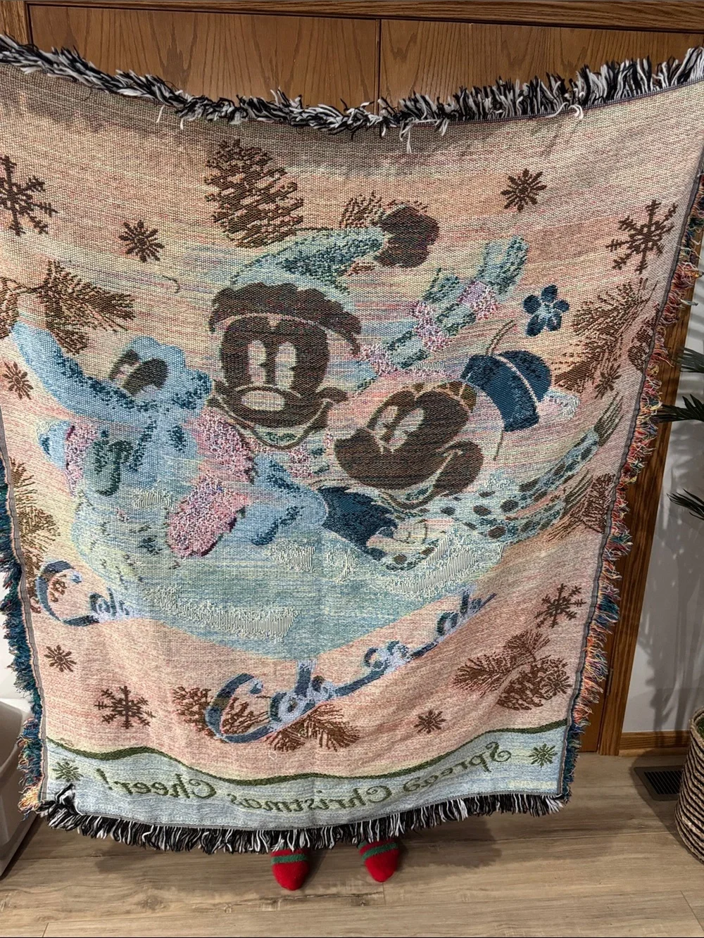 Disney festive woven